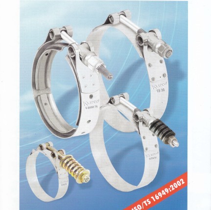 Klipco T-bolt hose clamps