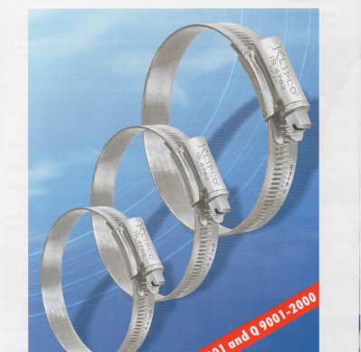 Klipco worm drive hose clamps