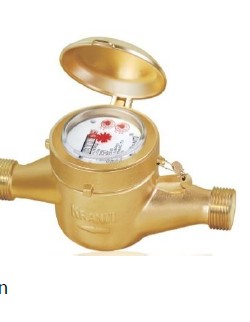 Kranti KBM-G brass water meter